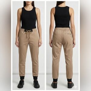 C'N'C Costume National Colorblock Jogger Pants Beige & Black Size 30 Streetwear